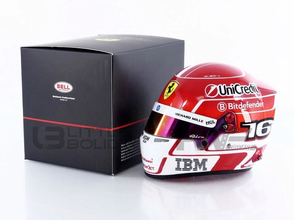 MINI HELMET 1/2 - CASQUE CHARLES LECLERC - FERRARI F1 2025 LECLERC2025