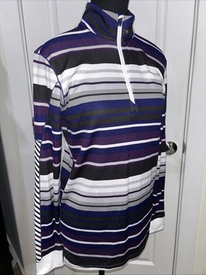 Helly Hanson Women s Size Large Active Flow Graphic 1/2 Zip Baselayer