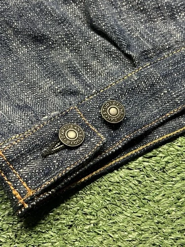 Studio D’Artisan Size 38 Twin Indigo Sou-Ai Denim Hand Dyed Type 2 Jacket D4603 image 12