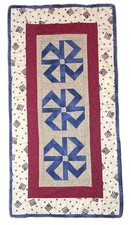 Decorative Wall Quilt 4th of July Independence Day patriotic 35x18in Runner