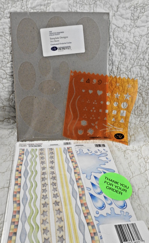 Creative Memories Assorted Templates for Scrapbooking - 3 Templates (#27)