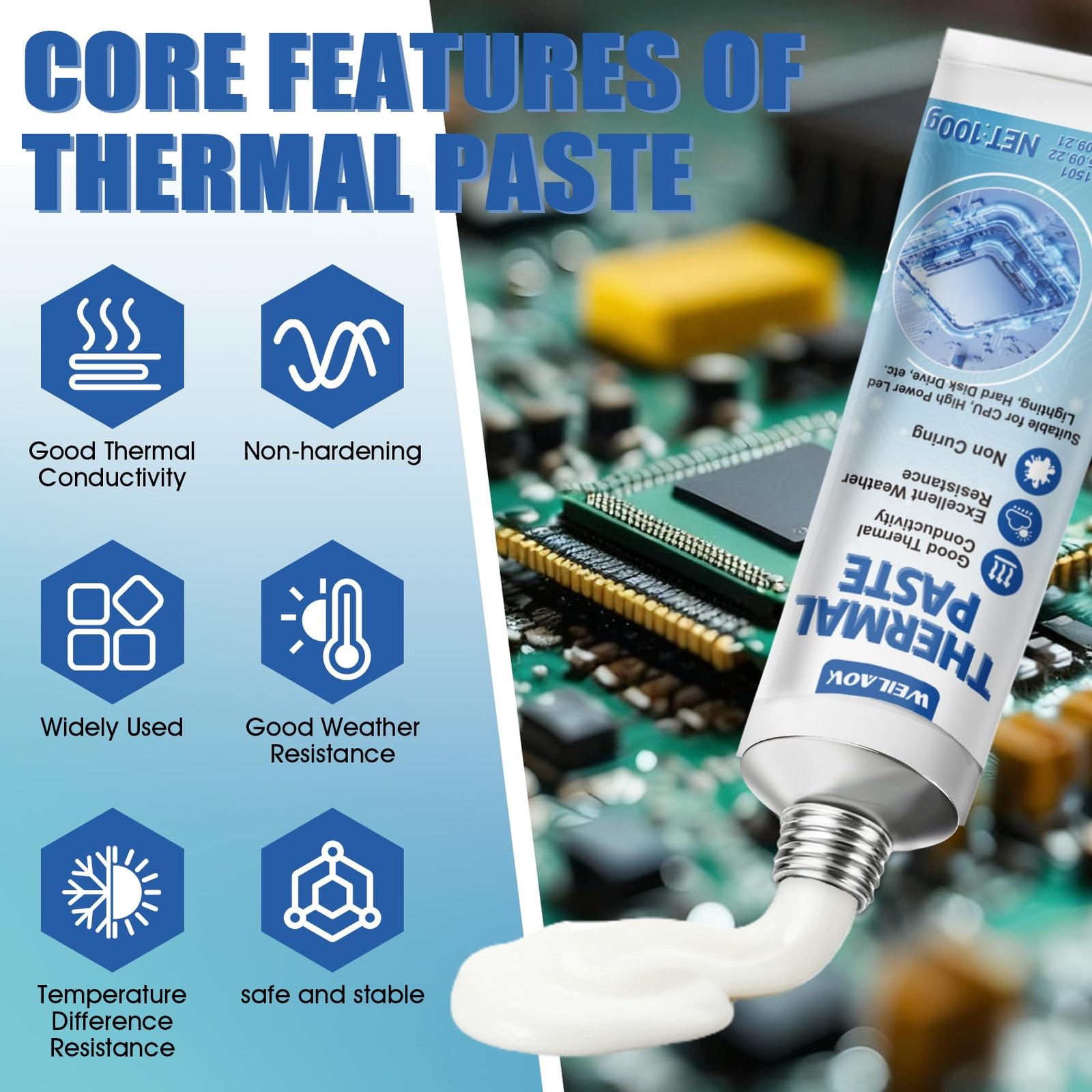 Pâte thermique processeur haute performance 4g pour PC