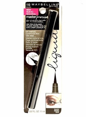 Maybelline Master Precise Ink Pen Eyeliner 12hr Wear Ink Intensity 110 Black