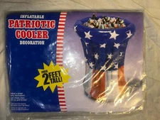 Inflatable Patriotic Cooler USA Flag July Forth Labor Day Memorial Day