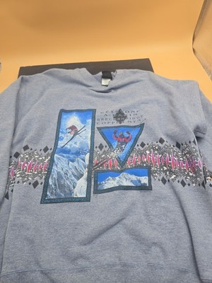 Vintage 90s Keystone A-basin Breckenridge Copper Mtn Wrap Around Sweater Xl