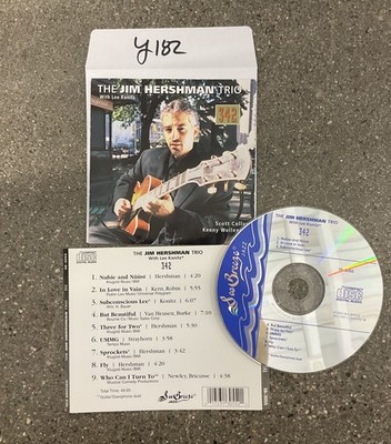 342 by The Jim Hershman Trio with Lee Konitz (CD, 2002) No Case #Y182