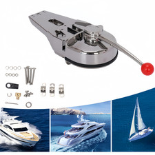 Outboard Single Lever Marine Boat Engine Control Handle Top Mount Zinc Alloy UK