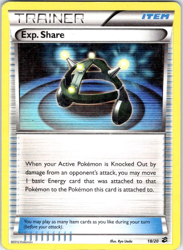 EXP. SHARE 18/20 DRAGON VAULT POKEMON HOLO DMG