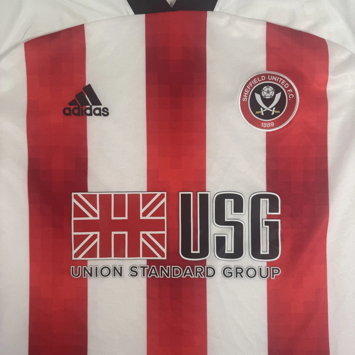 Maillot Sheffield United Domicile 2021/2022 – Adidas – Taille M – Homme – Occasion TB