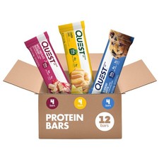 Quest Nutrition Fruit Flavored Variety Pack Protein Bars, High 12 Count