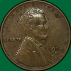 1931-D Lincoln Wheat Cent Extremely Fine XF Coin, Minor Corrosion #37185