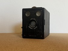 Kodak Junior Brownie Six-20 Black Front Box Camera c. early 1940's