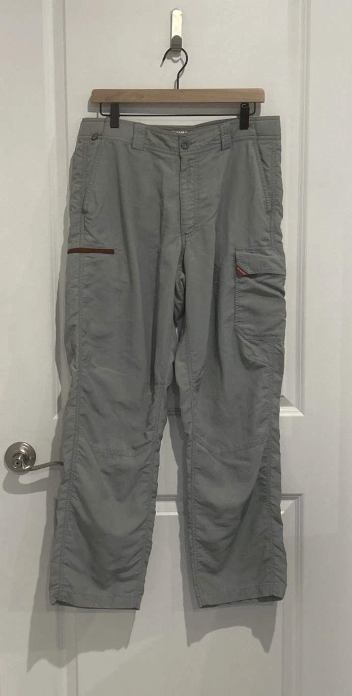 Simms Pants Men's M Guide Series Cargo Adjustable Waist Fishing Hiking Gray
Opens in a new window or