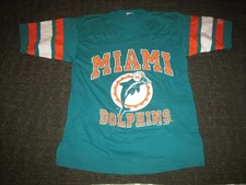 Miami Dolphins NFL Logo 7 vintage shirt (men's large) teal 1992