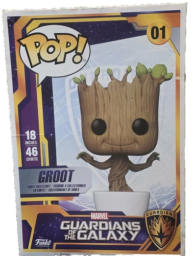 Funko Pop! 18" Groot #01  Marvel Guardians of the Galaxy Oversized Box Wear