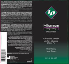 Adult Id Millennium Long Lasting Silicone Lubricant 8.5 Oz Hp-Id-Mll