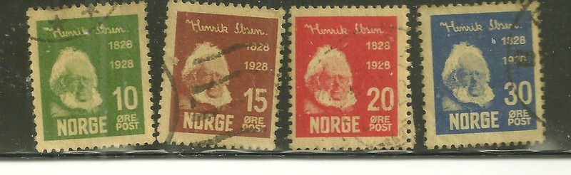 NORWAY 132-35 USED HENRIK IBSEN SCV 15.40