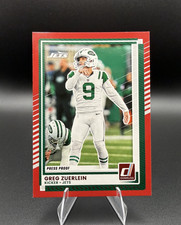 Greg Zuerlein 2025 Panini Donruss #87 Press Proof Red New York Jets