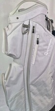 TaylorMade 14 1 Way Divider Light Weight Grey Golf Cart Bag, No Rain Cover