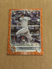 2022 Topps Update Series Julio Rodriguez Rookie Orange Foil /299