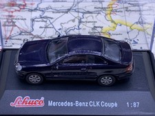 Schuco Model Car 1:87 H0 Mercedes-Benz CLK Coupe Dark Blue