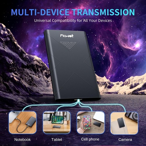 Fikwot 1TB External SSD 2050MB/s USB 3.2 Type C Portable Solid State Drive Disk - Picture 7 of 9