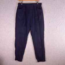 Banana Republic Jogger Pants Women  s Small Navy Drawstring Pockets Casual Comfy