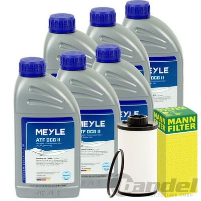 MANN GETRIEBE-ÖLFILTER +6L MEYLE DCG II ÖL passend für VW VAG 6-Gang DSG DQ250