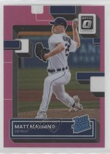 2022 Panini Donruss Optic Rated Rookie Pink Prizm Matt Manning #33 0i4k