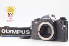 All Works N MINT / Strap Olympus OM-4 Black SLR 35mm Film Camera From JAPAN