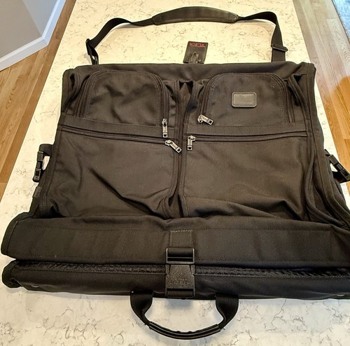 TUMI Bi-Fold Carry-On Garment Bag Ballistic Nylon Black Shoulder Strap 231D3