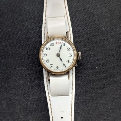 Super Rare 1900 Trench Ladies Watch Swiss Unknown Gold Plated