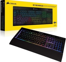 CORSAIR K57 RGB Wireless Gaming Keyboard With Slipstream - New
