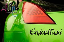 A 475f - Autoaufkleber Enkeltaxi Schriftzug Enkel Taxi Baby Aufkleber Oma Opa