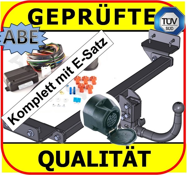 AHK + ES13 Abnehmbar FüR Hyundai IX35 IX-35 LM Ab 2010 AnhäNgerkupplung Vertikal-image