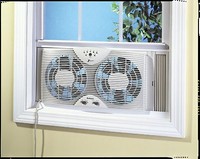 Holmes Hawf2043 Dual Blade Twin Window Fan With One Touch Thermostat , New, Free on sale Holmes Hawf2043 Dual Blade Twin Window Fan With One Touch Thermostat , New, Free on sale