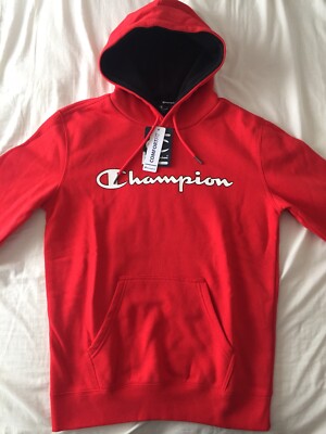 champion sleeve logo overhead hoodie