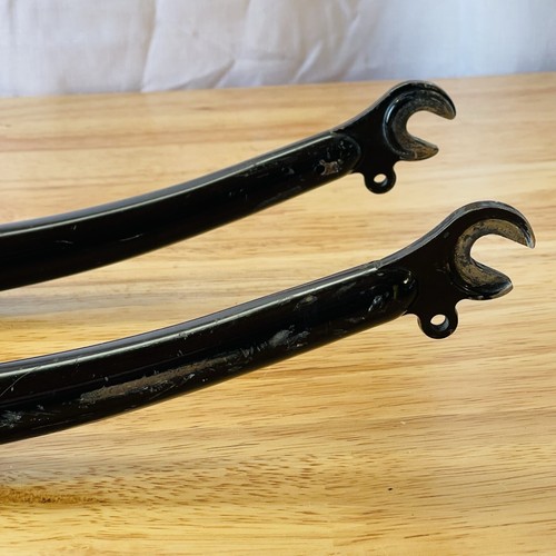 Steel Mountain Bike Fork 1-Inch Threaded 26 209 Steerer 390 AtoC Black - Picture 10 of 12