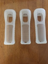 Wii Silicone Sleeve Skin Cover for Controller Remote Set of Three 3 Clear