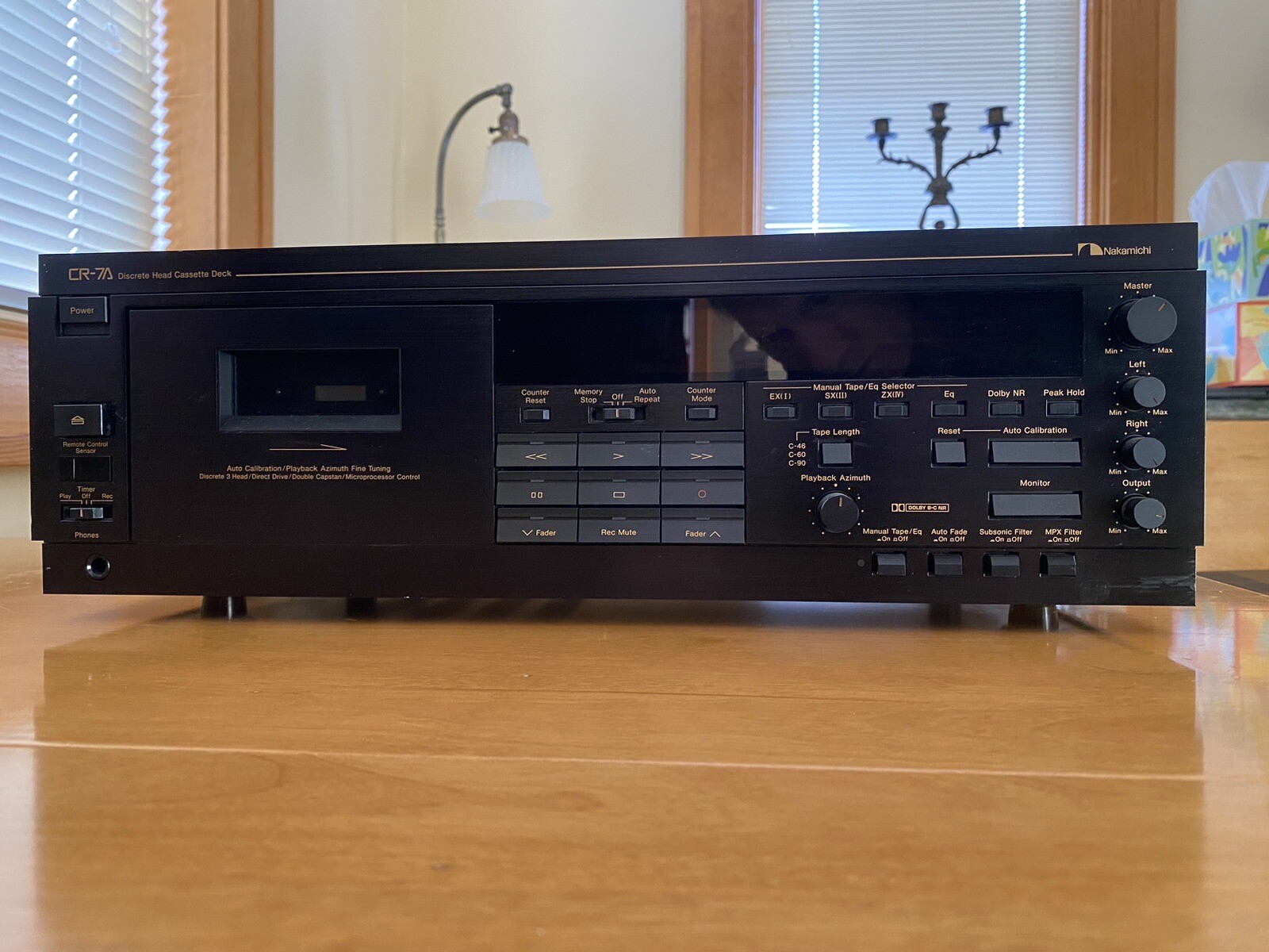 Nakamichi CR7A Cassette Deck Discrete 3 Head Direct Drive Auto Calibration eBay