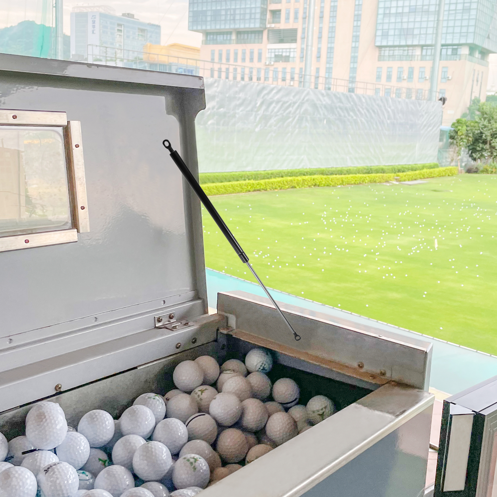 23.6 inch 300N/66Lbs Gas Struts Shocks Lift Supports Lid Supports Lid Stay Black