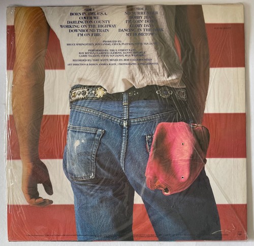 Bruce Springsteen Born In The USA Vinyl LP 1984 Open with Shrink & Hype Sticker! - Foto 3 di 9