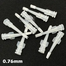 Dental Syringe Needle Tip Brush Tips Infusor Delivery Liner Applicator 0.76mm