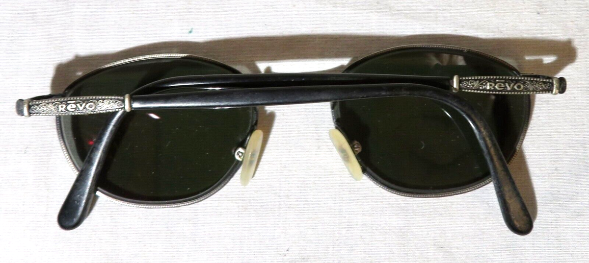 REVO, Italy 1208/011 Tiburon Sunglasses, Pewter metal  display picture 2