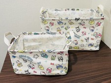 Fabric Storage Baskets Japan Exclusive Hello Kitty 50th Anniversary Daiso Japan
