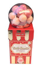 New Christmas Carnival Pink Sky Gumball Machine Scented Bath Bomb Set