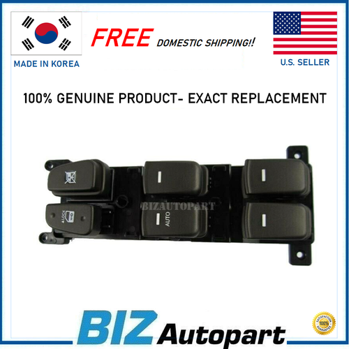 GENUINE !! POWER WINDOW SWITCH FRONT LEFT for 0810 HYUNDAI SONATA