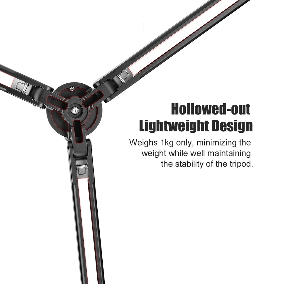 SUNWAYFOTO Monopod Dolly, Heavy Duty Rolling Stand, Photography Rubber Wheels - Image 4 of 4