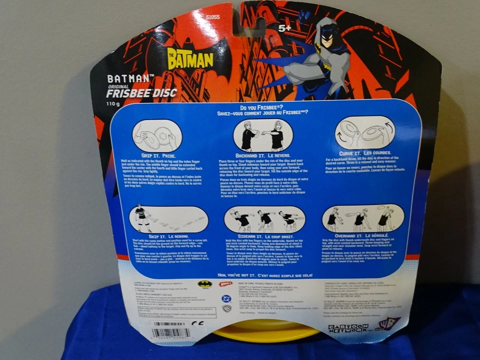 Disco Frisbee Original WHAM O 2004 Batman Disco Frisbee Original Sellado C3 Foto 2 de 2