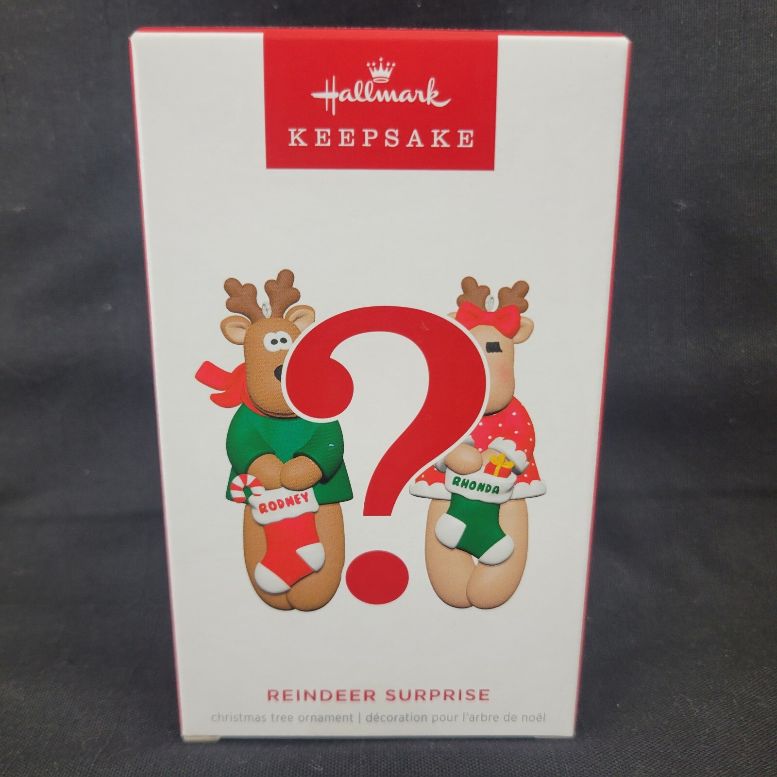 SEALED Hallmark 2024 Rhonda Rodney Reindeer Blind Bag Ornament Surprise Keepsake